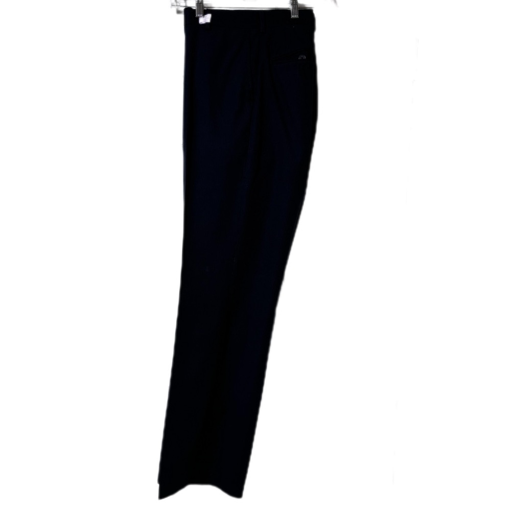 Men's Arrow Wool-Blend Navy Blue Pinstripe Suit 42R [jacket] 34x32 [pants] - Picture 3 of 7